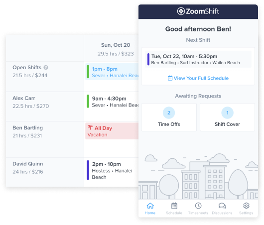 Mobile app pto graphic